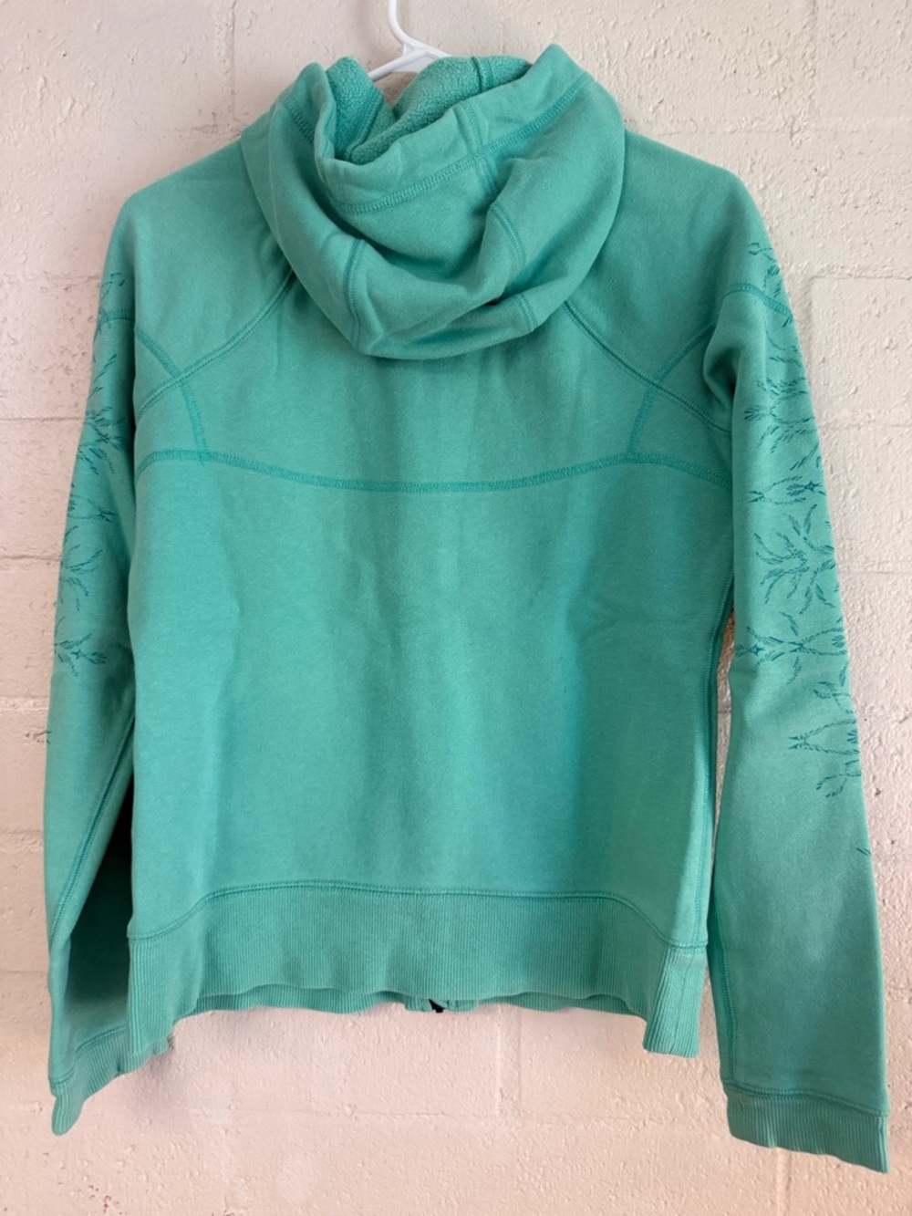 Mountain Hardwear Mint Green Full-Zip Hoodie with Hood - Picture 5 of 9